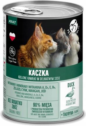 Petrepublic Puszka Mokra Kawałki W Sosie Mix Smaków 24X400G - zdjęcie 4