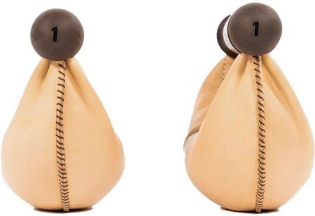 Hantle NOHRD SwingBell Walnut Orzech Natural para 2 x 1 kg - zdjęcie 2