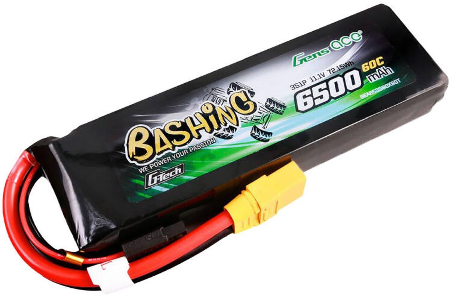 Zdjęcie Gens Ace Akumulator G Tech 6500Mah 11.1V 60C 3S1P Lipo Z Konektorem Xt90 Bashing Series - Rybnik