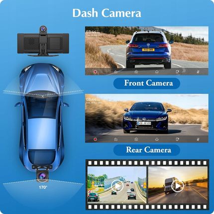 Radio samochodowe Carpuride W903 kamera przednia i cofania, Bluetooth GPS - zdjęcie 6