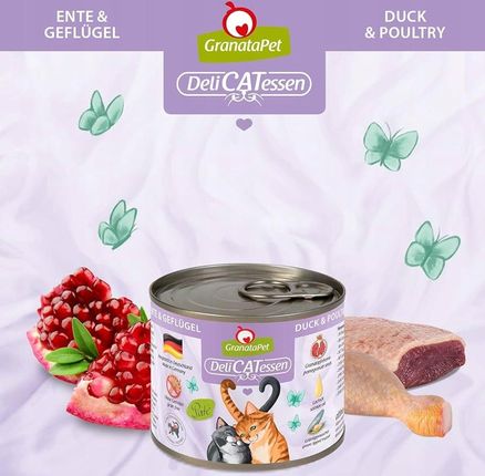 Granatapet Delicatessen Mokra Karma Dla Kota Kaczka I Drób 6X 200G - zdjęcie 4