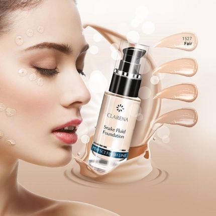 Clarena Podkład Do Twarzy Kryjący Beige 30Ml Snake Fluid Foundation Kremowy - zdjęcie 6