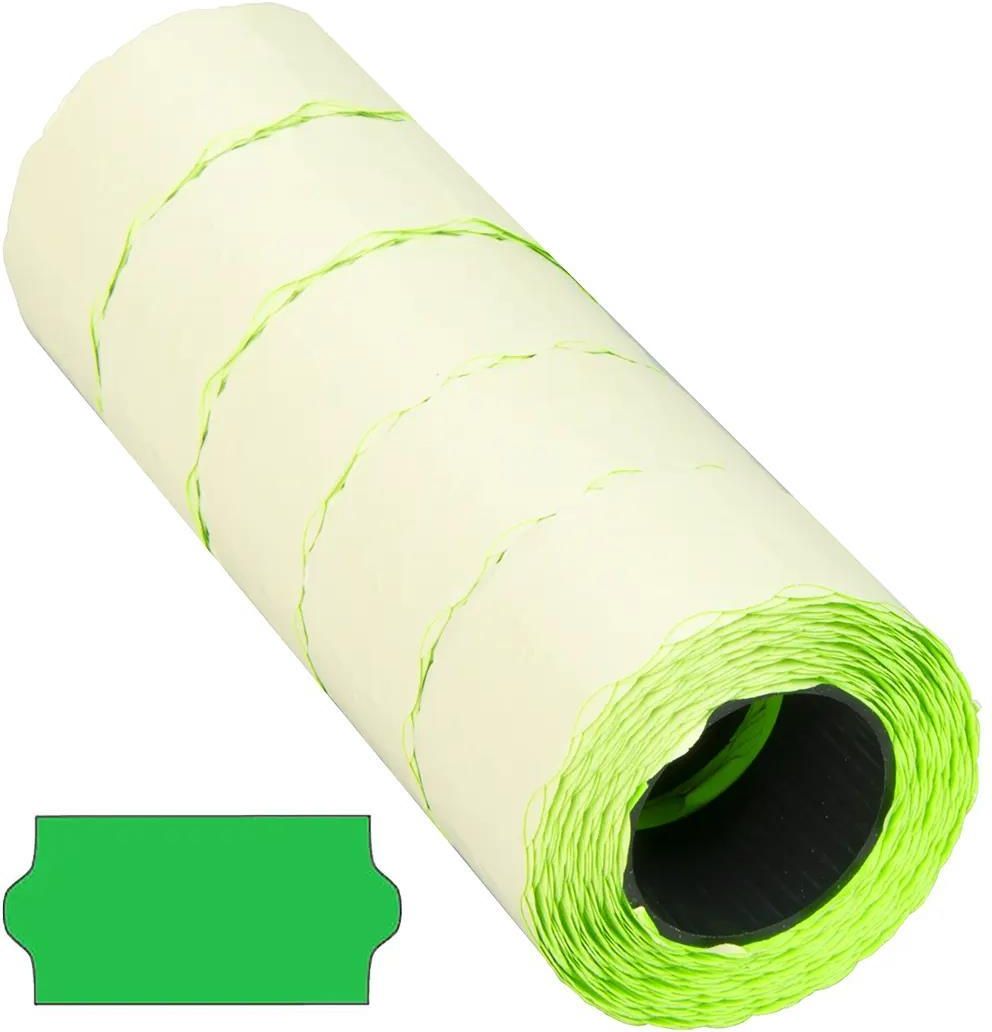 Zdjęcie Metki Do Metkownicy 26X12 Faliste - Zielony - Piotrków Trybunalski