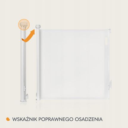 Lionelo Thea Regulowana Rozwijana Bramka Ochronna Do Montażu Drzwi Na Schodach W Korytarzu Otwór 140Cm - zdjęcie 3