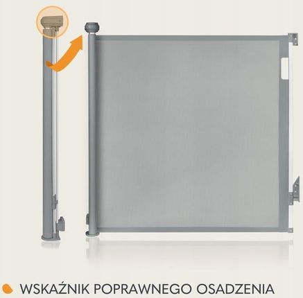 Lionelo Barierka Thea Grey Conrete - zdjęcie 5