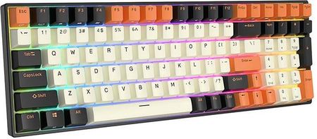 Klawiatura Royal Kludge Mechaniczna Rk100 Rgb Brown Switch (Czarno-Pomarańczowa) (58079) - zdjęcie 5