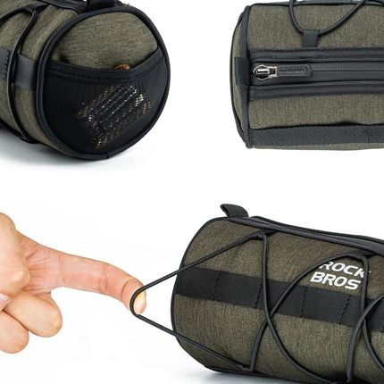 Rockbros Torba Rowerowa Sakwa Na Kierownicę 2L Pojemna Saszetka Na Rower - zdjęcie 5