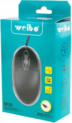 Martom Myszka Przewodowa Optyczna 1600 Dpi (TG64658) - zdjęcie 3