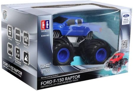 Samochód zdalnie sterowany RC na pilota Double Eagle niebieski Ford amfibia E344-003 - zdjęcie 4