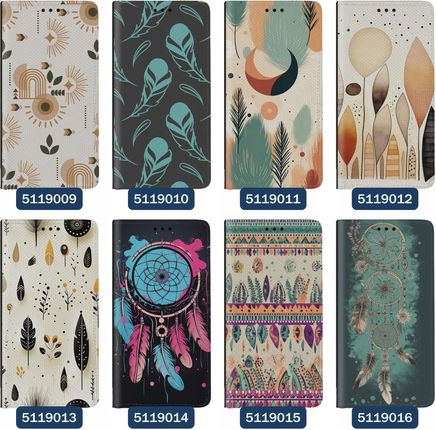 Superetui Etui z klapką do iPhone 11 Boho Pióra Łapacz Snów Dream Catcher - zdjęcie 2
