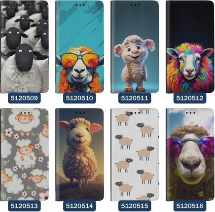 Superetui Etui z klapką do Samsung Galaxy S23 Owce Owieczki Baranki - zdjęcie 5