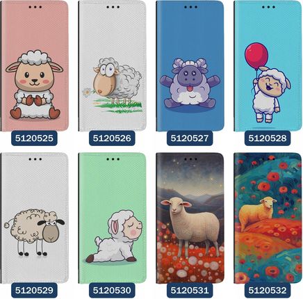Superetui Etui z klapką do Samsung Galaxy S23 Owce Owieczki Baranki - zdjęcie 6