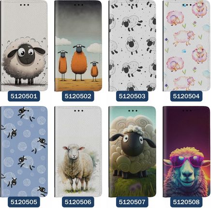 Superetui Etui z klapką do Samsung Galaxy S23 Owce Owieczki Baranki - zdjęcie 3