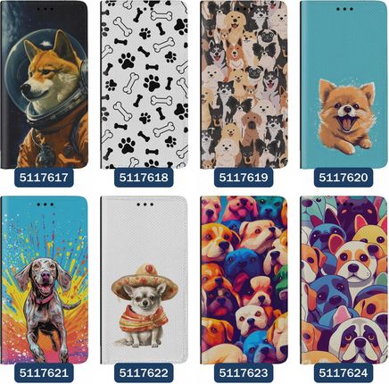 Superetui Etui z klapką do iPhone 14 Pies Psy Pieski Psiaki - zdjęcie 5