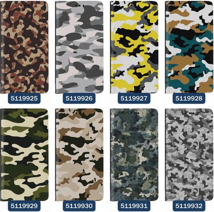 Superetui Etui z klapką do iPhone 11 Militarne Moro Wojsko Armia - zdjęcie 6