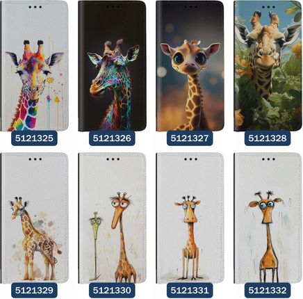 Superetui Etui z klapką do iPhone 11 Żyrafa Afryka Śmieszne - zdjęcie 4