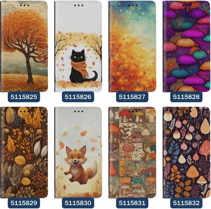 Superetui Etui Z Klapką Do Iphone 13 Jesień Liście Grzyby Dynie - zdjęcie 5