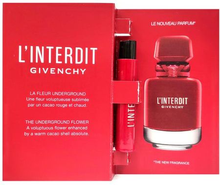 Givenchy L'Interdit Rouge Ultime Woda Perfumowana 1ml - zdjęcie 2