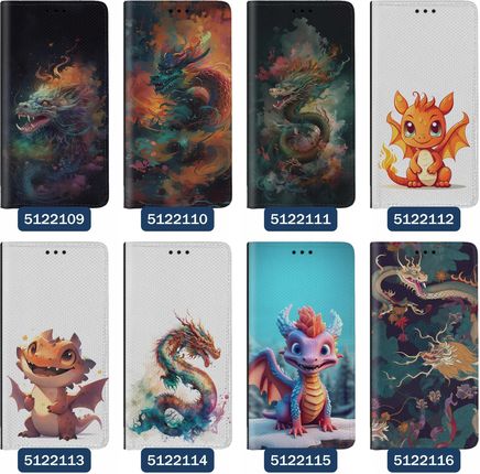 Superetui Etui Z Klapką Do Iphone 13 Smoki Smok Dragon Fantasy - zdjęcie 4
