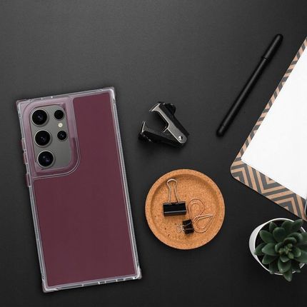 Etui Case Plecki Matrix do Samsung A25 5G purpurowy Szkło 9H - zdjęcie 3