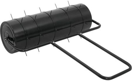vidaXL Walec Do Trawnika Z Aeratorem Czarny 63L Żelazo I Stal 3308006 - zdjęcie 2