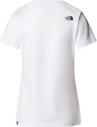 Koszulka damska The North Face S/S EASY biała NF0A8A6DFN4 - zdjęcie 2