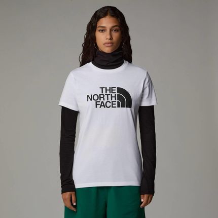 Koszulka damska The North Face S/S EASY biała NF0A8A6DFN4 - zdjęcie 3