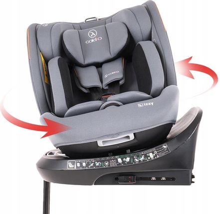 Coletto I-Size Obracane 360 R129 Izzy Isofix 0-18Kg Black - zdjęcie 3