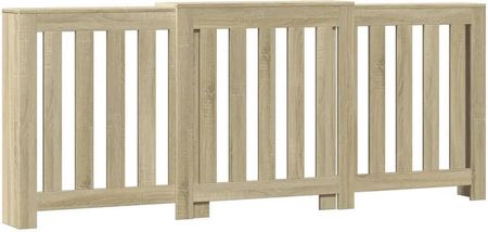 Vidaxl Osłona Na Grzejnik Dąb Sonoma 205x21,5x83,5cm 852764 - zdjęcie 2
