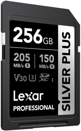 Karta pamięci Lexar Professional SILVER Plus SDXC 256GB R205/W150 V30 - zdjęcie 4