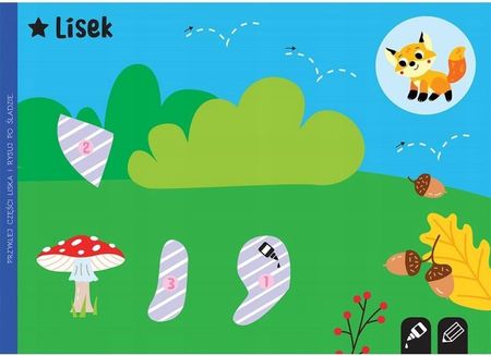 Wycinam, naklejam, rysuję. Na łące. Wycinanki edukacyjne Aksjomat - zdjęcie 4