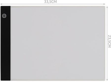 Deska Kreślarska Tablet Graficzny Led Tablica Do Rysowania Podświetlana A4 Maaleo - zdjęcie 2