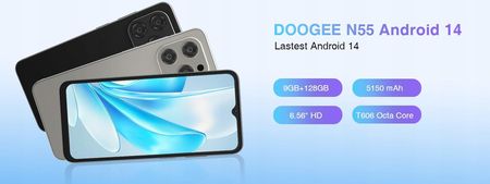 Doogee N55 9/128GB Czarny - zdjęcie 5