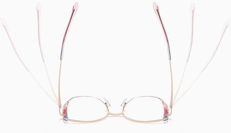Stylion Damskie Kocie Okulary Zerówki Do Komputera Blue Light Z Flexami 25129D - zdjęcie 4
