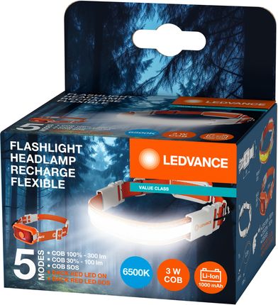 Ledvance Latarka Czołowa Flashlight Headlamp Recharge Flexible - zdjęcie 3