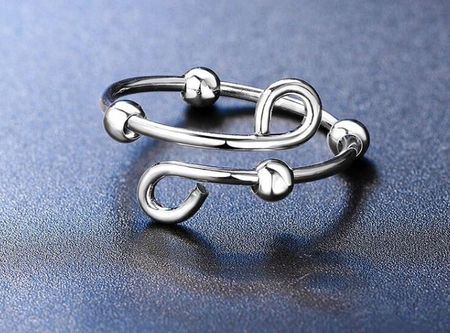 Pierścionek Antystresowy Fidget Ring Regulowany - zdjęcie 3