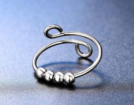 Pierścionek Antystresowy Fidget Ring Regulowany - zdjęcie 4