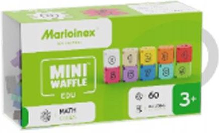 Marioinex Waffle Mini EDU Kostki matematyczne 60 MATEMATYKA Przedszkolaka - zdjęcie 2