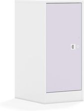 Entelo Regał Blox Colours 40 2P 1F2 363x466x813 korpus biały/1x front pastelowy fioletowy (BOX2P1R1F2WPV)