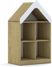 Entelo Regał Blox Base 70 2PP z daszkiem 706x466x1223 korpus dąb (BOX2PP2RDO)