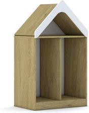 Entelo Regał na pojemniki Blox Base 70 2PG z daszkiem 706x466x1223 korpus dąb (BOX2PG2RDO)
