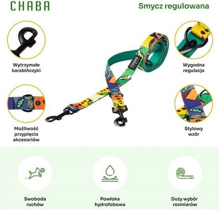 Chaba Smycz Regulowana Story Iii S 16Mm 260Cm Jumbo MS21311 - zdjęcie 6