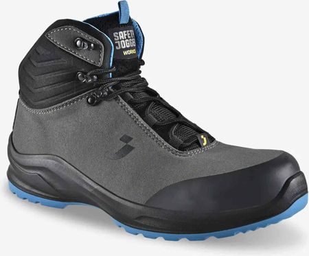 Safety Jogger Trzewiki Robocze Modulo S3S Mid, Szare - zdjęcie 3
