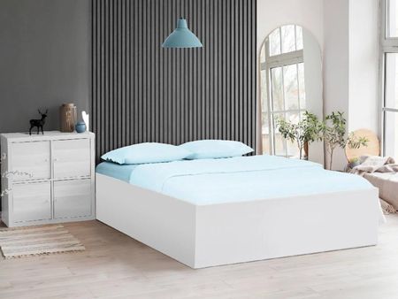 Łóżko BELLA 140x200 cm białe Ze stelażem listwowym rolowanym Bez materaca POSBEL140BIL4 - zdjęcie 2