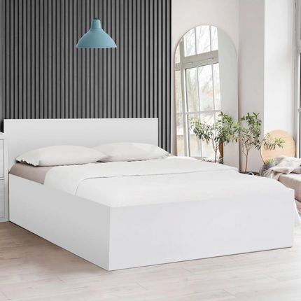 Łóżko SOFIA 180x200 cm białe Ze stelażem listwowym rolowanym Materac Coco Maxi 19 POSSOF180BIL11 - zdjęcie 4