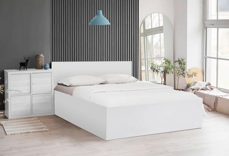 Łóżko SOFIA 180x200 cm białe Ze stelażem listwowym rolowanym Materac Coco Maxi 19 POSSOF180BIL11 - zdjęcie 2