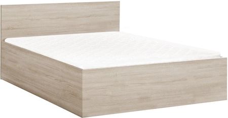 Łóżko SOFIA 140x200 cm dąb sonoma Ze stelażem listwowym rolowanym Materac Coco Maxi 19 POSSOF140SON11 - zdjęcie 2