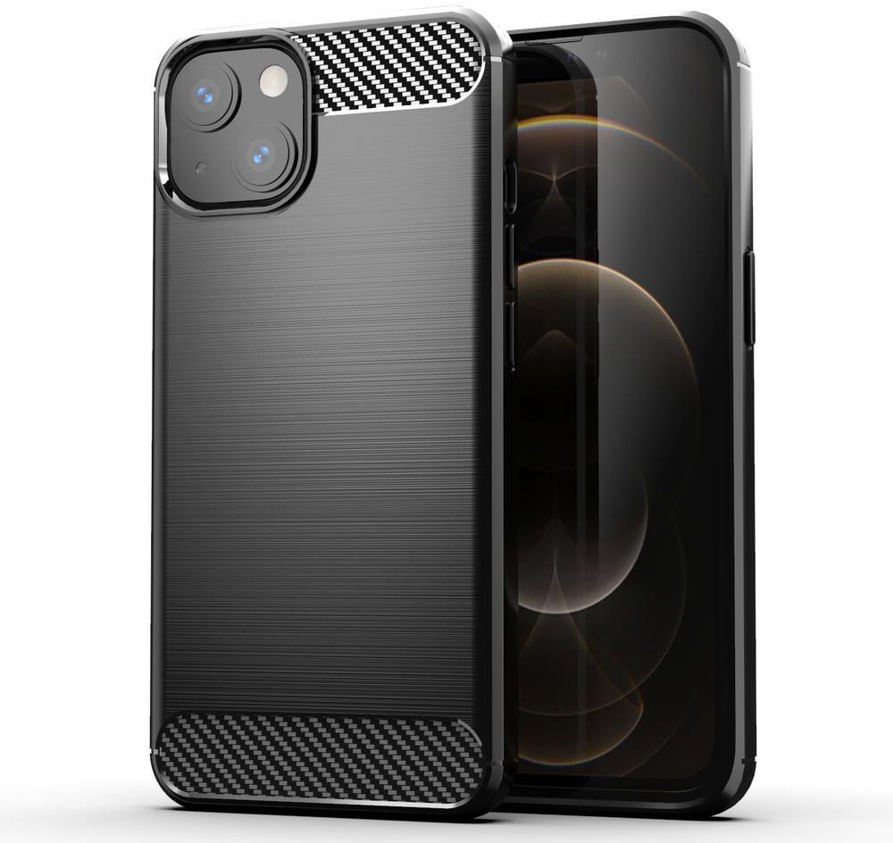 Hurtel Carbon Case Elastyczne Etui Pokrowiec Iphone Mini Czarny