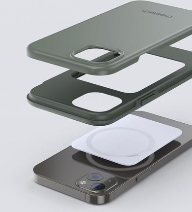 Choetech Mfm Anti Drop Case Etui Made For Magsafe Do Iphone 13 Zielony (Pc0112 Gn) - zdjęcie 3