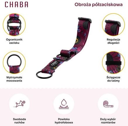Chaba Obroża Półzaciskowa Story Iii M Lakota - zdjęcie 3